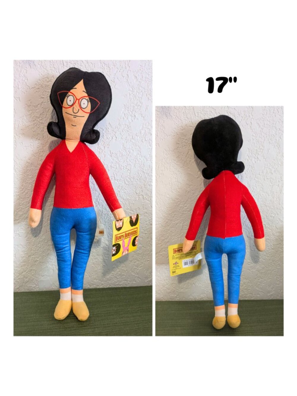 Bob’s Burgers Linda Belcher 17” Plush Doll NWT Official Licensed Collectible
